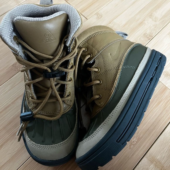 army green acg boots